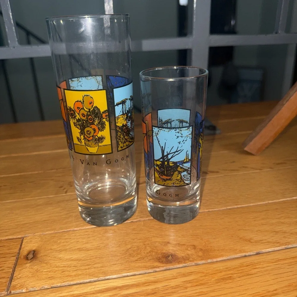 2 Spirits By Vincent Van Gogh Glasses Small / Med